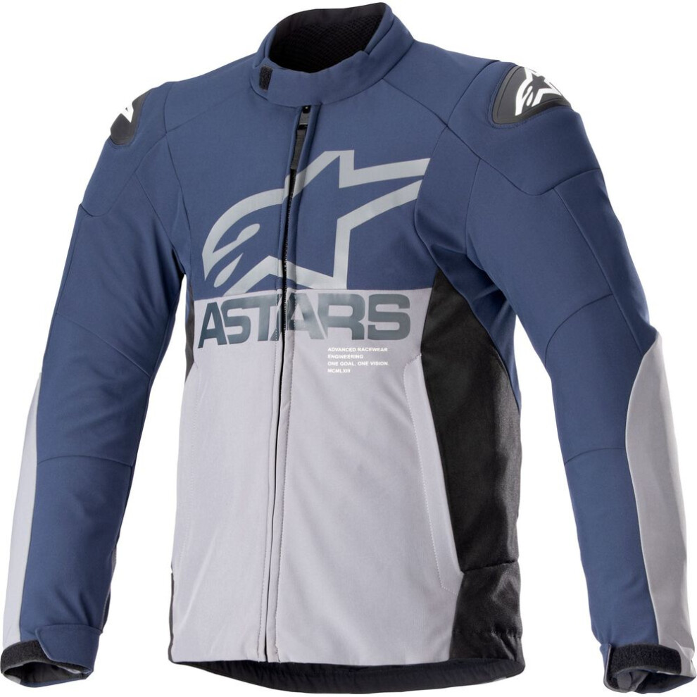 (M) Alpinestars Smx Waterproof Jacket Night Navy / Dark Grey Blue,Grey 8059347086408