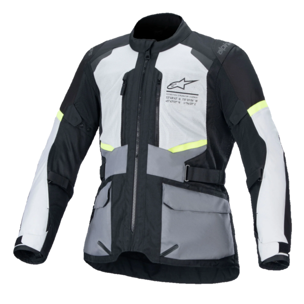 (L) Alpinestars Andes Air Drystar Jacket Ice Grey / Dark Grey / Black Black,Grey 8059347354491