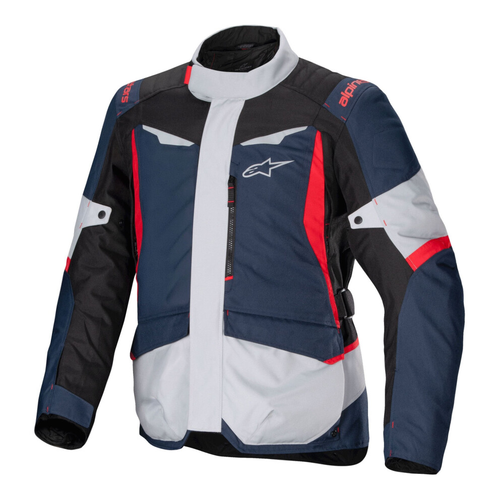 (Xl) Alpinestars St-1 Waterproof Textile Jacket Dark Blue / Black / Bright Red Blue,Black,Red 8059347399713