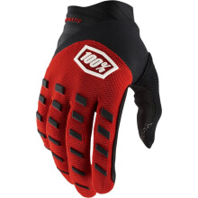 (M) 100% Airmatic Youth Gloves Black / Red