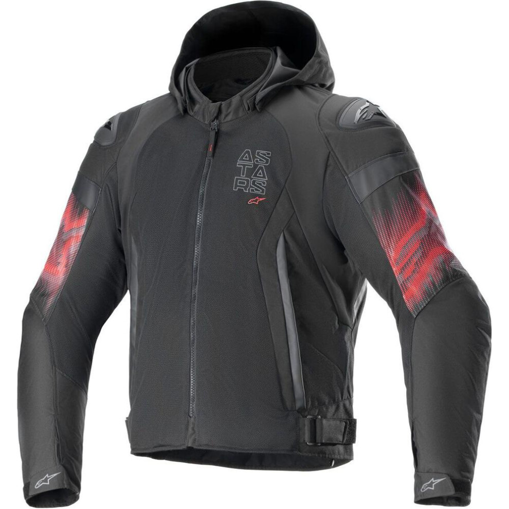 (Xxl) Alpinestars Zaca Air Venom Waterproof Jacket Black / Bright Red Black,Red 8059347374703