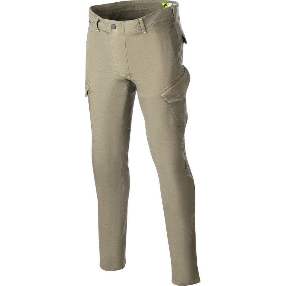 (Uk 30) Alpinestars Caliber Slim Fit Tech Riding Trouser Military Green 8059347165219