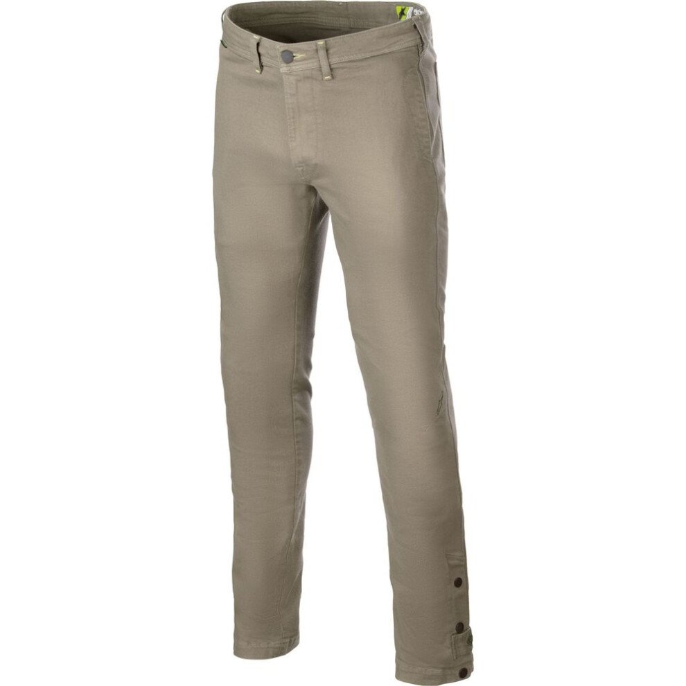 (Uk 38) Alpinestars Stratos Regular Fit Tech Riding Trouser Military Green 8059347165462