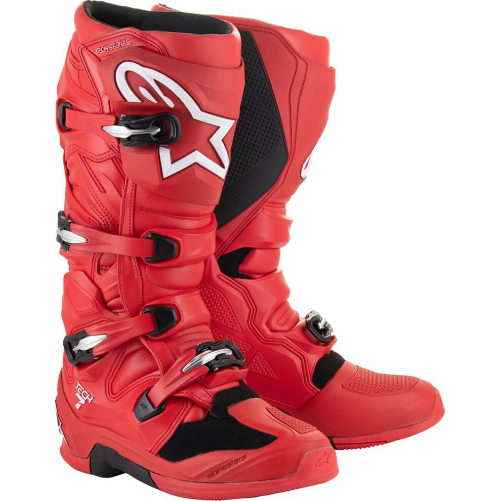 (Eu 42) Alpinestars Tech 7 Boots Bright Red 8059347442266