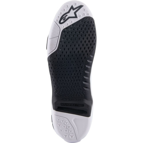(EU 44.5) Alpinestars Tech 10 Vented Boot Soles Black / White