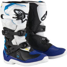 (EU 39) Alpinestars Tech 3S Youth Boots White / Black / Blue
