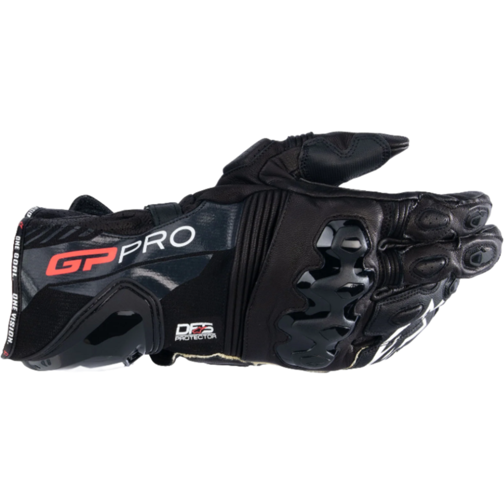 (3XL) Alpinestars GP Pro R4 Leather Gloves Black-image-OPC-PFTCKDZ-NEW