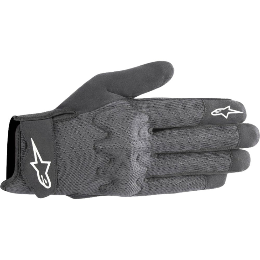 (M) Alpinestars Stated Air Gloves Black / Silver Black,Silver 8059347168654