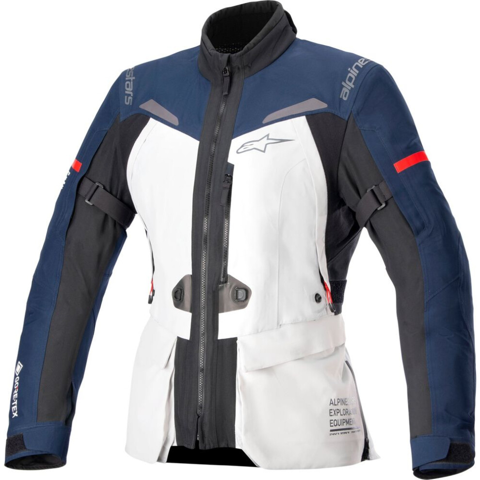 (Xxl) Alpinestars Stella St-7 2L Ladies Gore-Tex Jacket Ice Grey / Dark Blue / Black Blue,Black,Grey 8059347264172