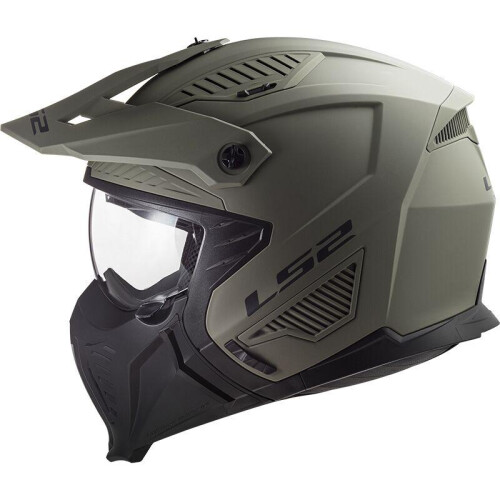 (M) LS2 OF606 Drifter ECE 22.06 Open Face Helmet Matt Sand 2
