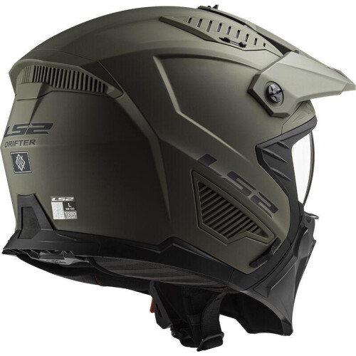 (M) LS2 OF606 Drifter ECE 22.06 Open Face Helmet Matt Sand 1