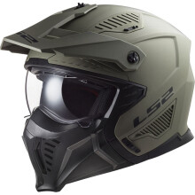 (M) LS2 OF606 Drifter ECE 22.06 Open Face Helmet Matt Sand