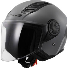 (XXL) LS2 OF616 Airflow 2 ECE 22.06 Open Face Helmet Solid Nardo Grey