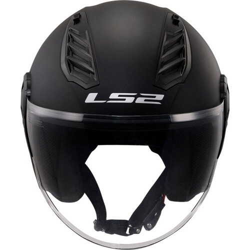 (XXL) LS2 OF616 Airflow 2 ECE 22.06 Open Face Helmet Solid Matt Black 1
