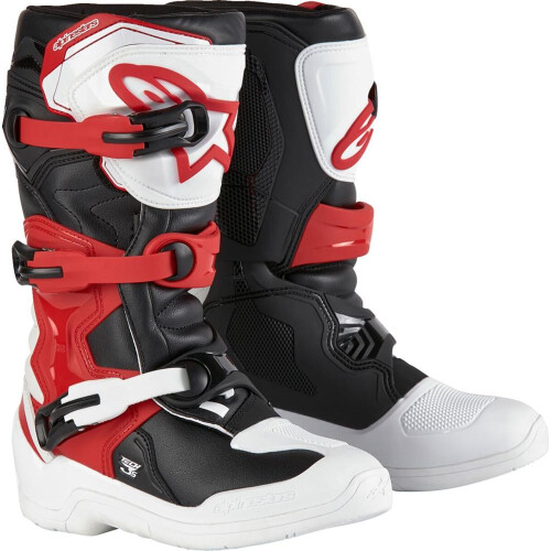 (EU 34) Alpinestars Tech 3S Youth Boots White / Black / Red