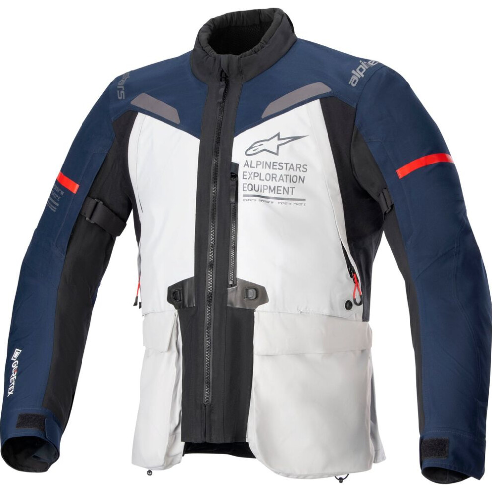 (Xl) Alpinestars St-7 2L Gore-Tex Jacket Ice Grey / Dark Blue / Black Blue,Black,Grey 8059347264066