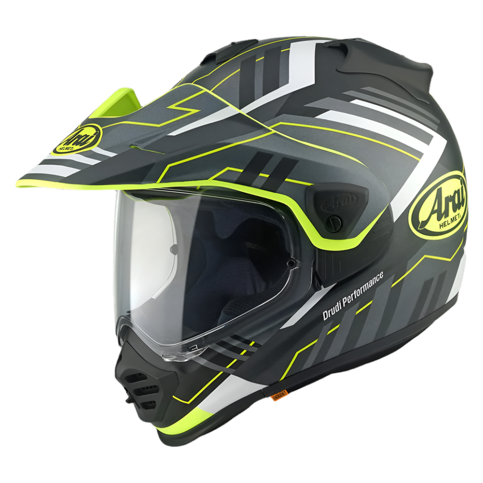 (M) Arai Tour-X 5 Mx Helmet Trail Yellow / Grey / Black Black,Yellow,Grey 4530935647774