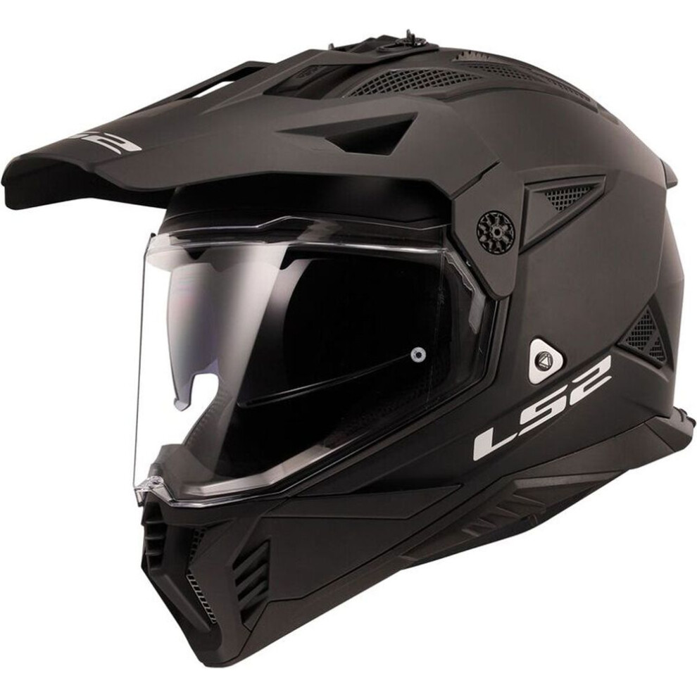 (3Xl) Ls2 Mx702 Pioneer 2 Ece 22.06 Adventure Helmet Matt Black 6942141752865