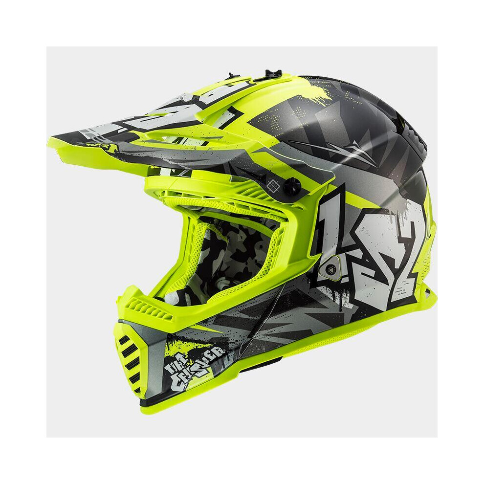 Children's Cross Motorcycle Helmet S - LS2 MX437J Fast Evo II Mini Crusher - - Image 4