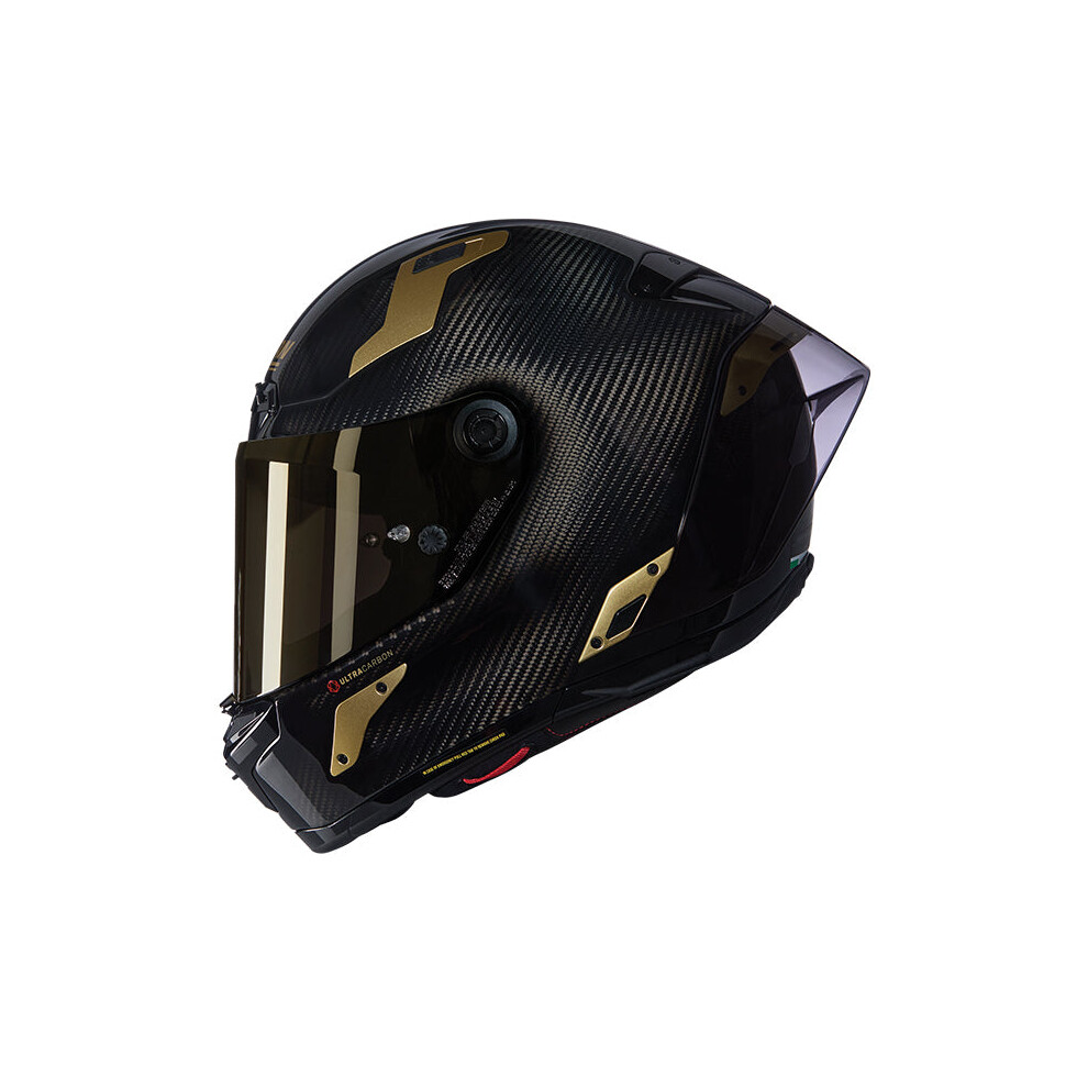(L) Nolan X-804 Rs Aureo Full Face Helmet Black Carbon / Gold Black,Gold 8054945081817