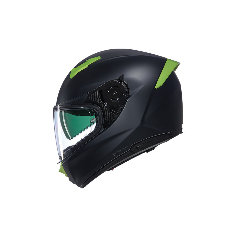 (S) Nolan N60-6 Classico Nobile Full Face Helmet Black / Fluo Yellow Black,Yellow 8054945076509