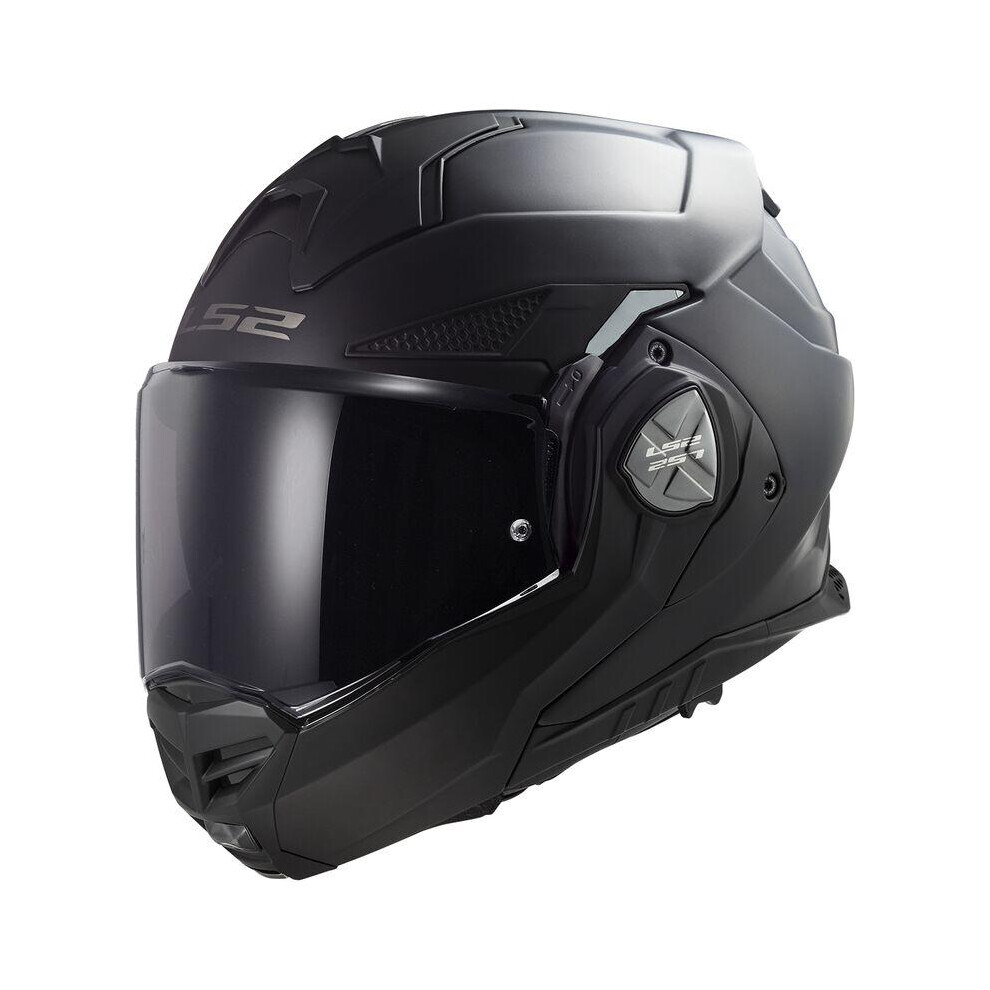 Ls2 Men's Black Matt Ff901 Advant X Solid Helmet - Image 3