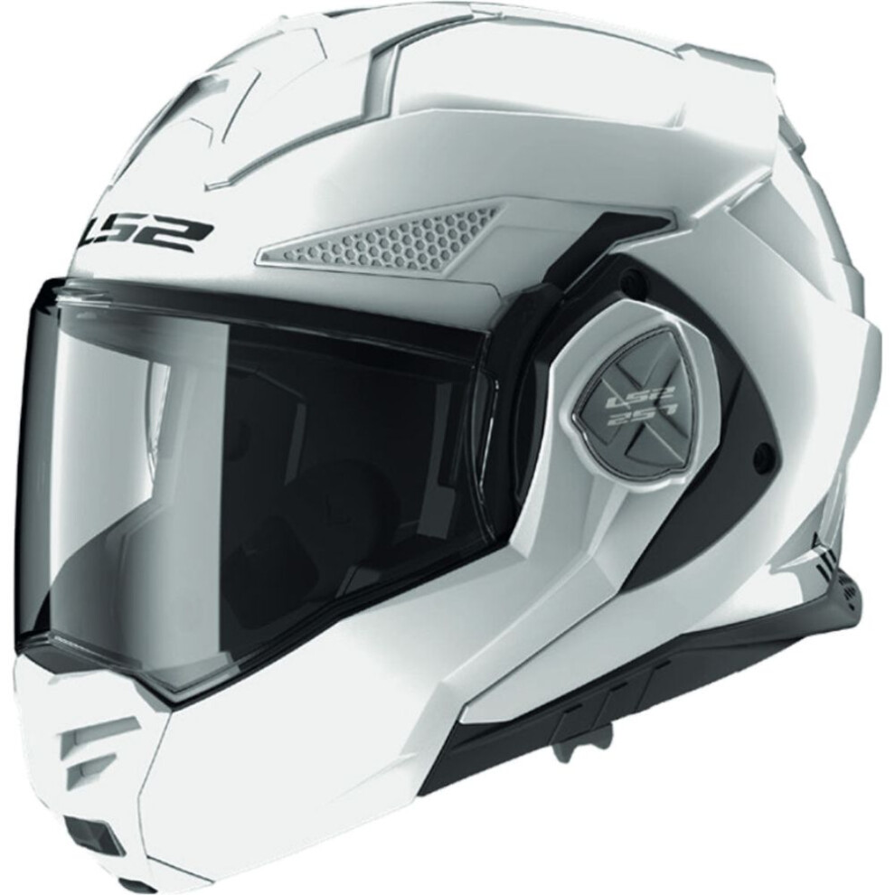 Ls2 White (M) Ff901 Advant X Ece Flip-Up Helmet Solid Size 22.06