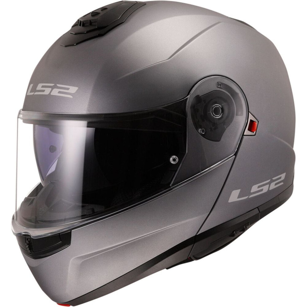 Ls2 Men's Titanium Matt Ff908 Strobe Ii Solid Helmet - Image 2