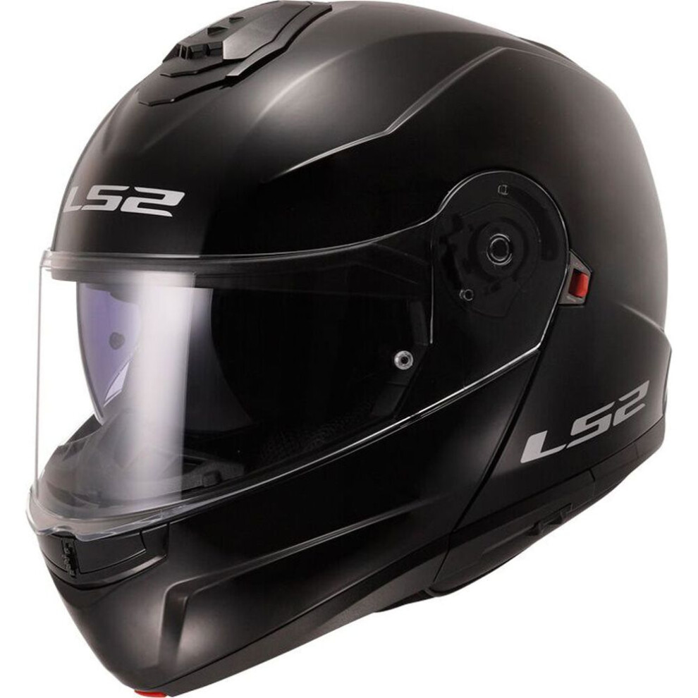 (Xs) Ls2 Ff908 Strobe 2 Ece 22.06 Flip-Up Helmet Gloss Black 6923221185551