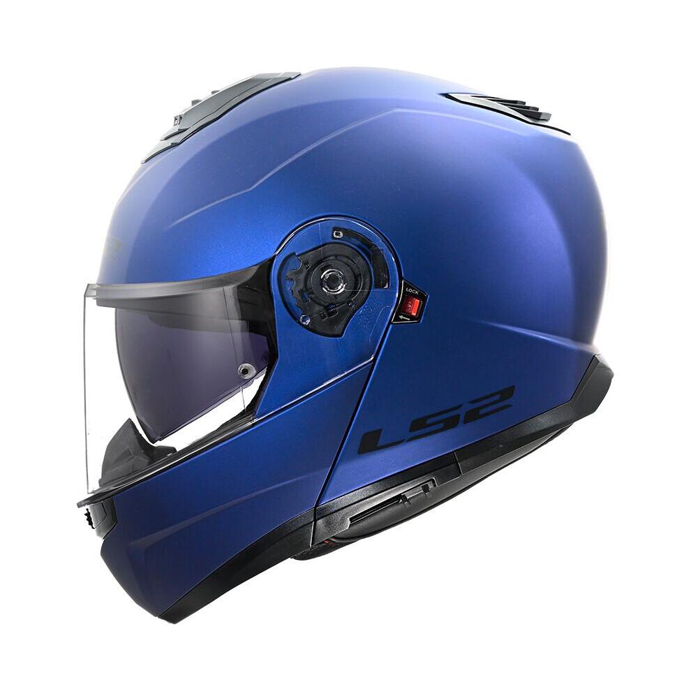 (S) Ls2 Ff908 Strobe 2 Flip-Up Helmet Matt Navy Blue 6942141777240