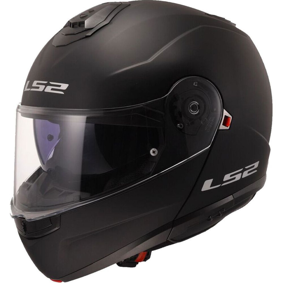 (L) LS2 FF908 Strobe 2 ECE 22.06 Flip-Up Helmet Matt Black-image-OPC-PFTCRTV-NEW