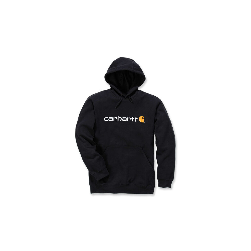 (XXL) Carhartt Signature Logo Hoodie Black
