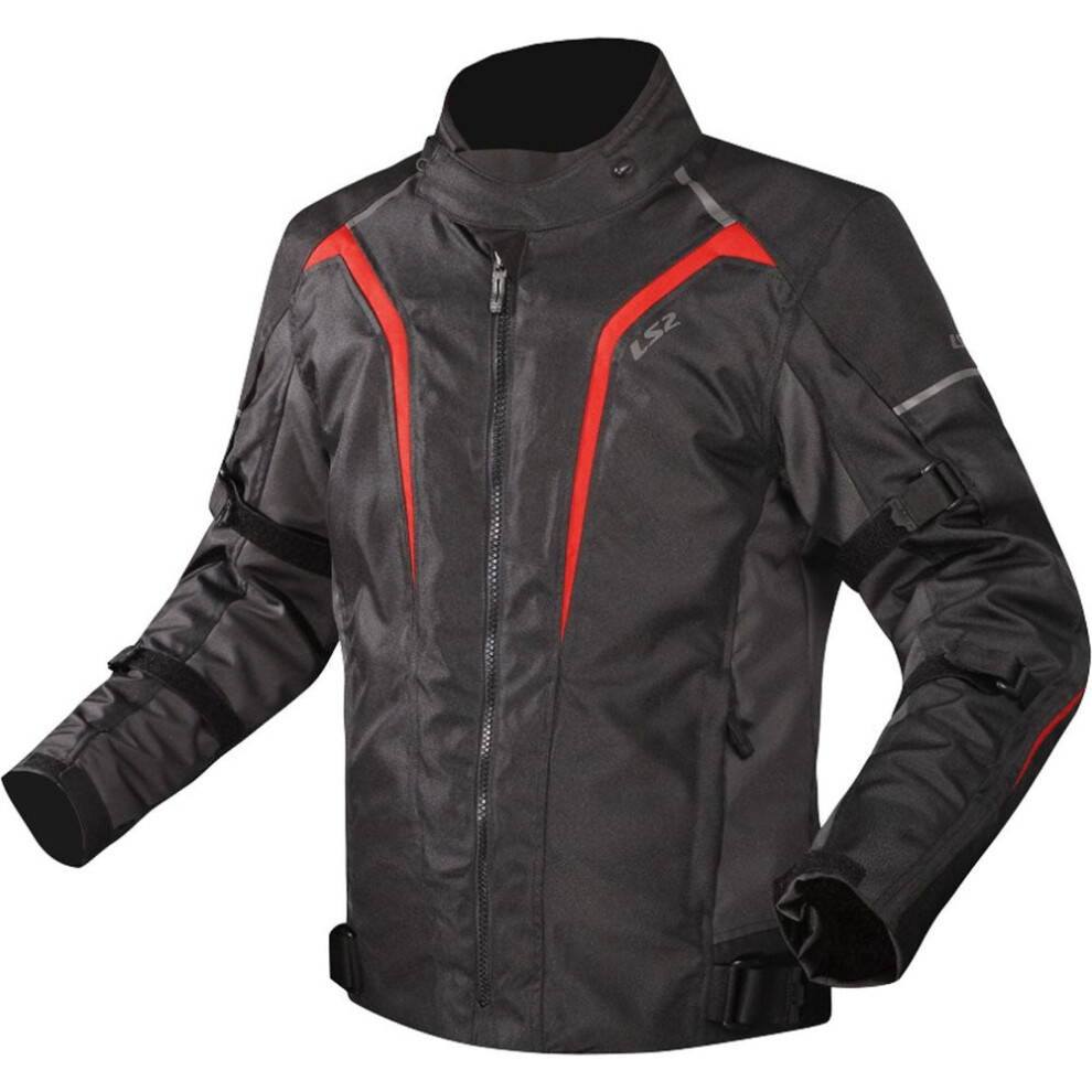 (M) Ls2 Sepang Textile Jacket Black / Grey / Red Black,Red,Grey 6923221192894