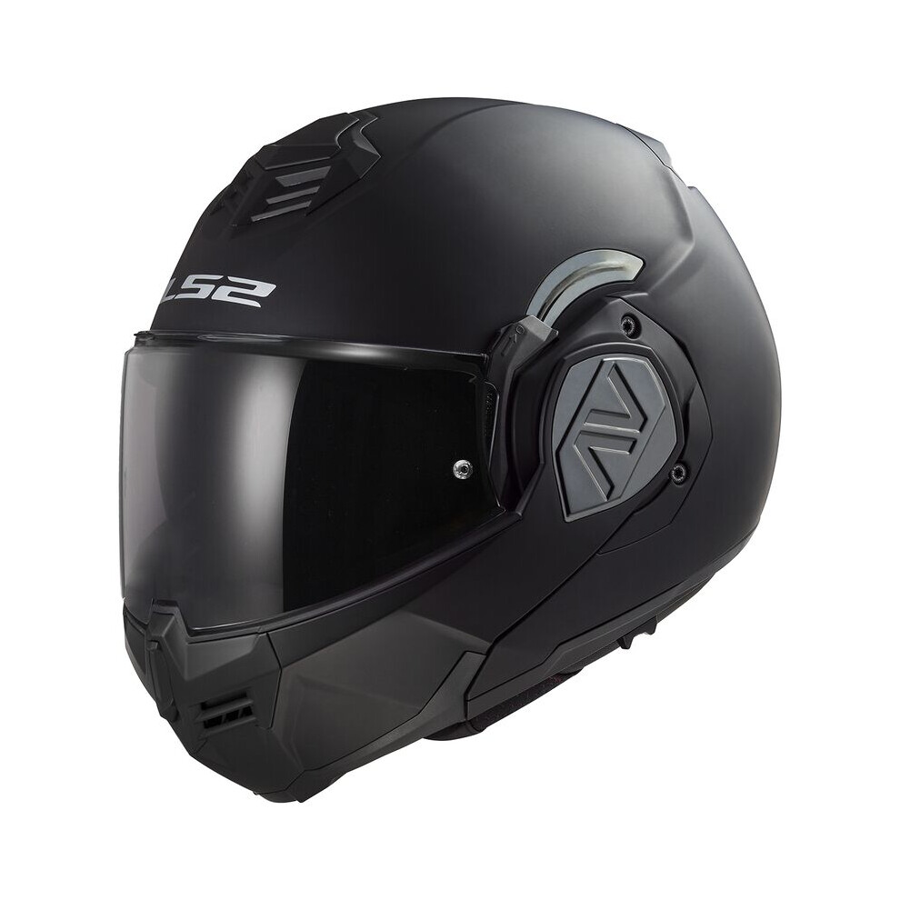 (M) Ls2 Ff906 Advant Flip-Up Helmet Solid Matt Black 6923221122334