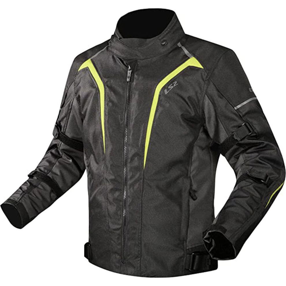 (L) Ls2 Sepang Textile Jacket Black / Grey / Hi-Viz Yellow Black,Yellow,Grey 6923221194355