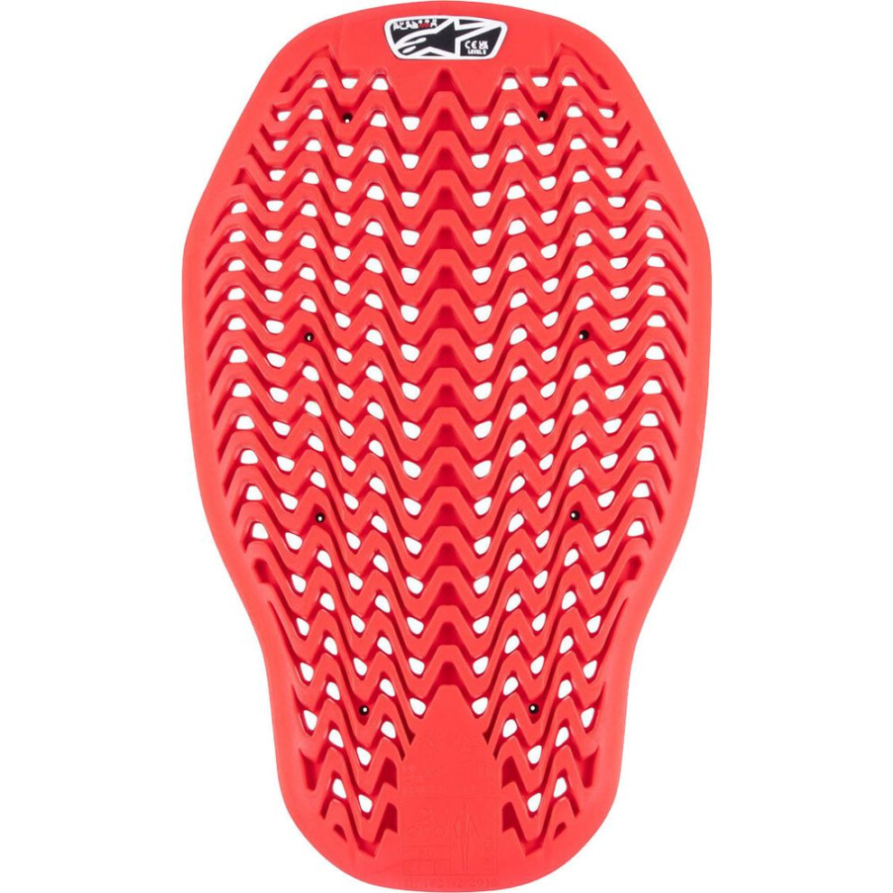 (S) Alpinestars Nucleon Plasma Back Protector Insert Red / Black 8059347257754