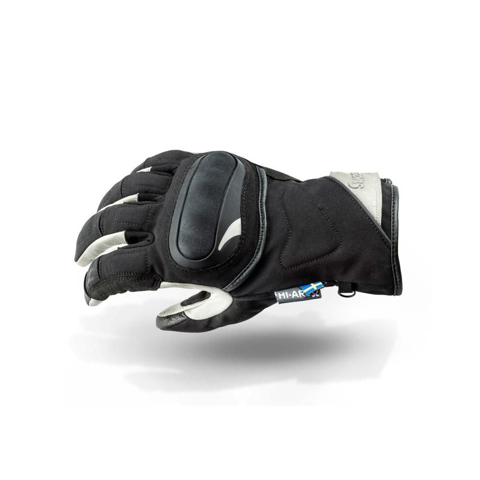 (4Xl) Halvarssons Oleby All Season Waterproof Touring Textile Gloves Black / Grey Black,Grey 6438235234923