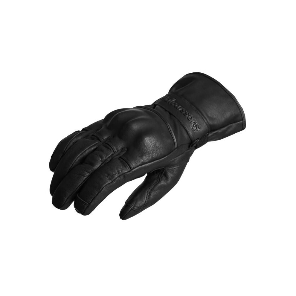 (3Xl) Halvarssons Noren All Seson Waterproof Touring Leather Gloves Black 6438235204667