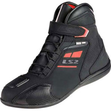 (EU 40) LS2 Garra Waterproof Short Boots Black / Red