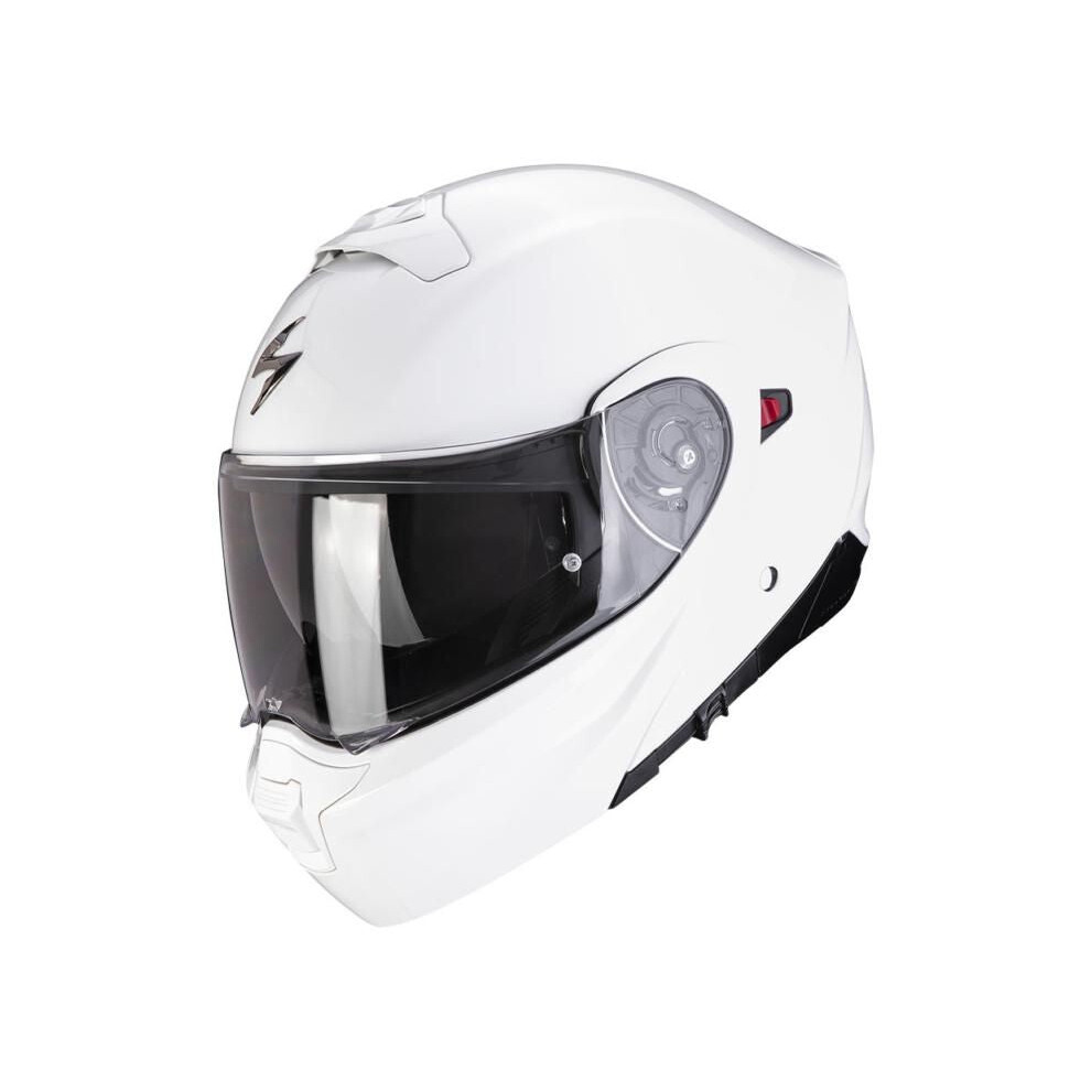 (M) Scorpion EXO 930 Evo Flip-Up Helmet Gloss White-image-OPC-PFTCVVH-NEW