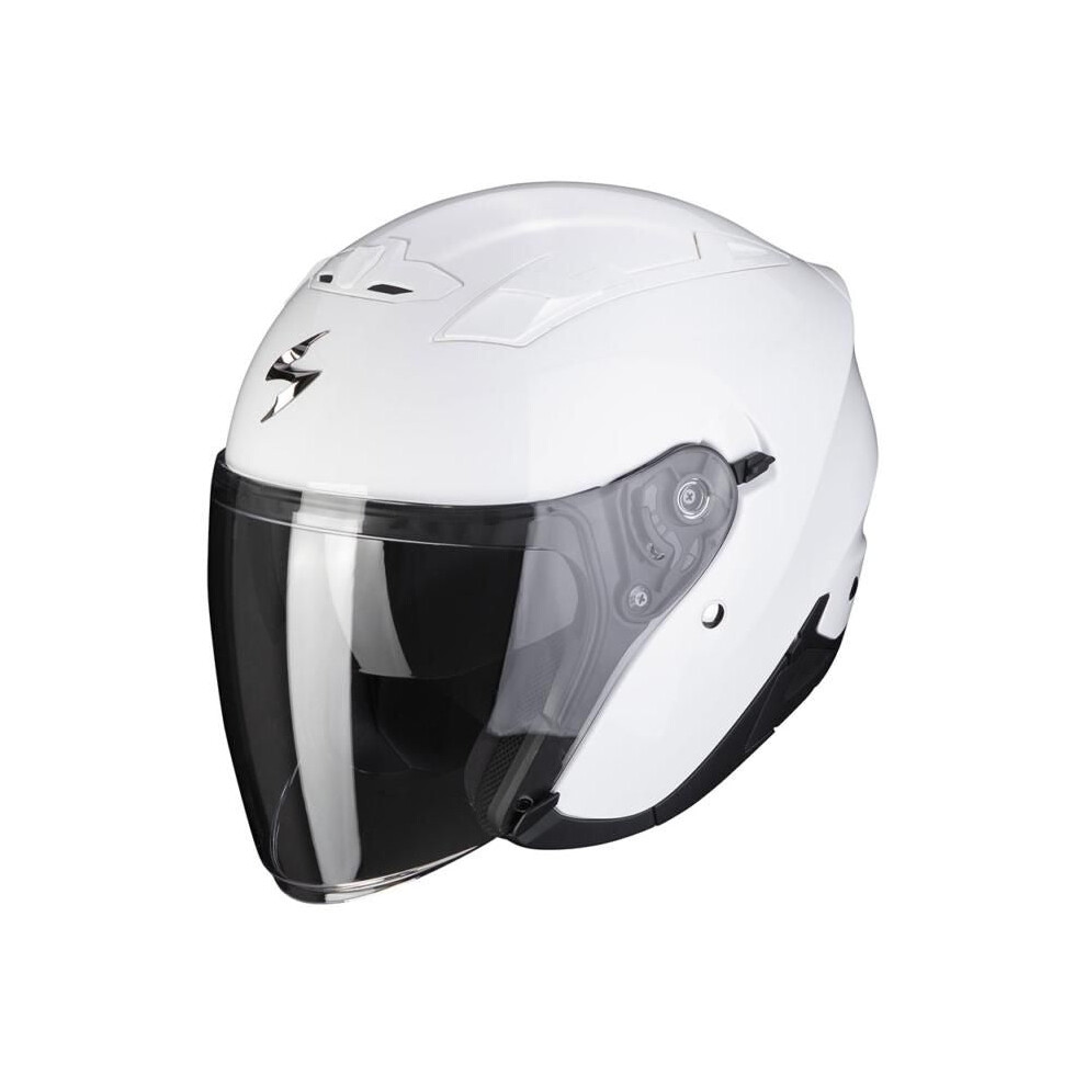 (XL) Scorpion EXO 230 Open Face Helmet White-image-OPC-PFTCVXF-NEW