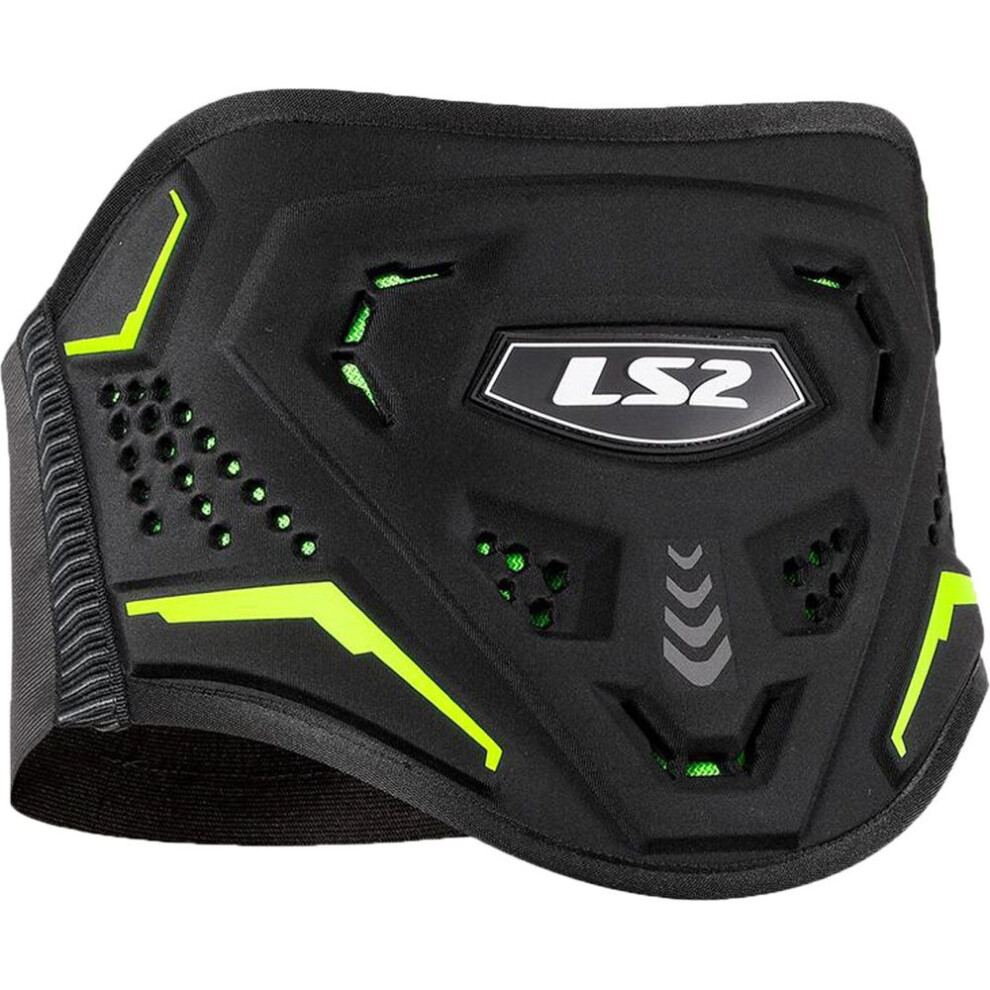 (Xs-S) Ls2 Koku Kidney Belt / Hi-Viz Yellow Black 6923221199015