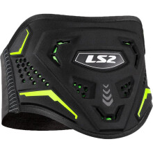 (M-L) LS2 Koku Kidney Belt Black / Hi-Viz Yellow