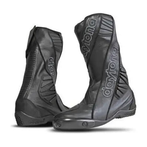 (EU 42) Daytona Security Evo 3 Outer Leather Boots Black