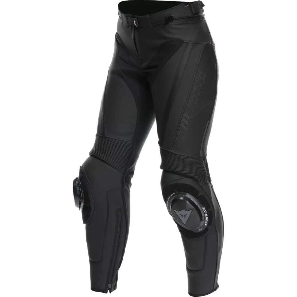 (Uk 18) Dainese Delta 4 Ladies Leather Trouser / Black 8051019640611