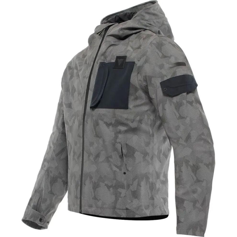 (Uk 46) Dainese Corso Absoluteshell Pro All Season Textile Jacket Griffin Camo Lines Grey 8051019645913
