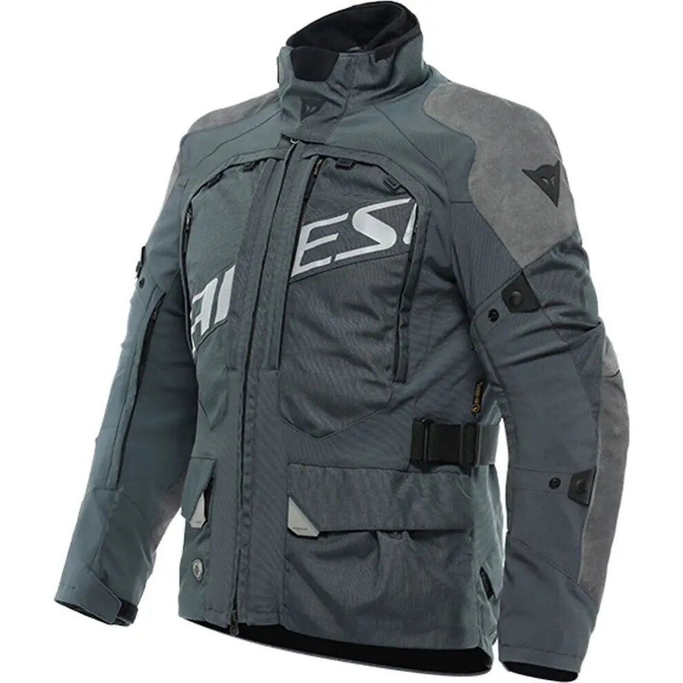 (Uk 44) Dainese Springbok 3L Absoluteshell All Weather Textile Jacket Iron-Gate Grey 8051019484482
