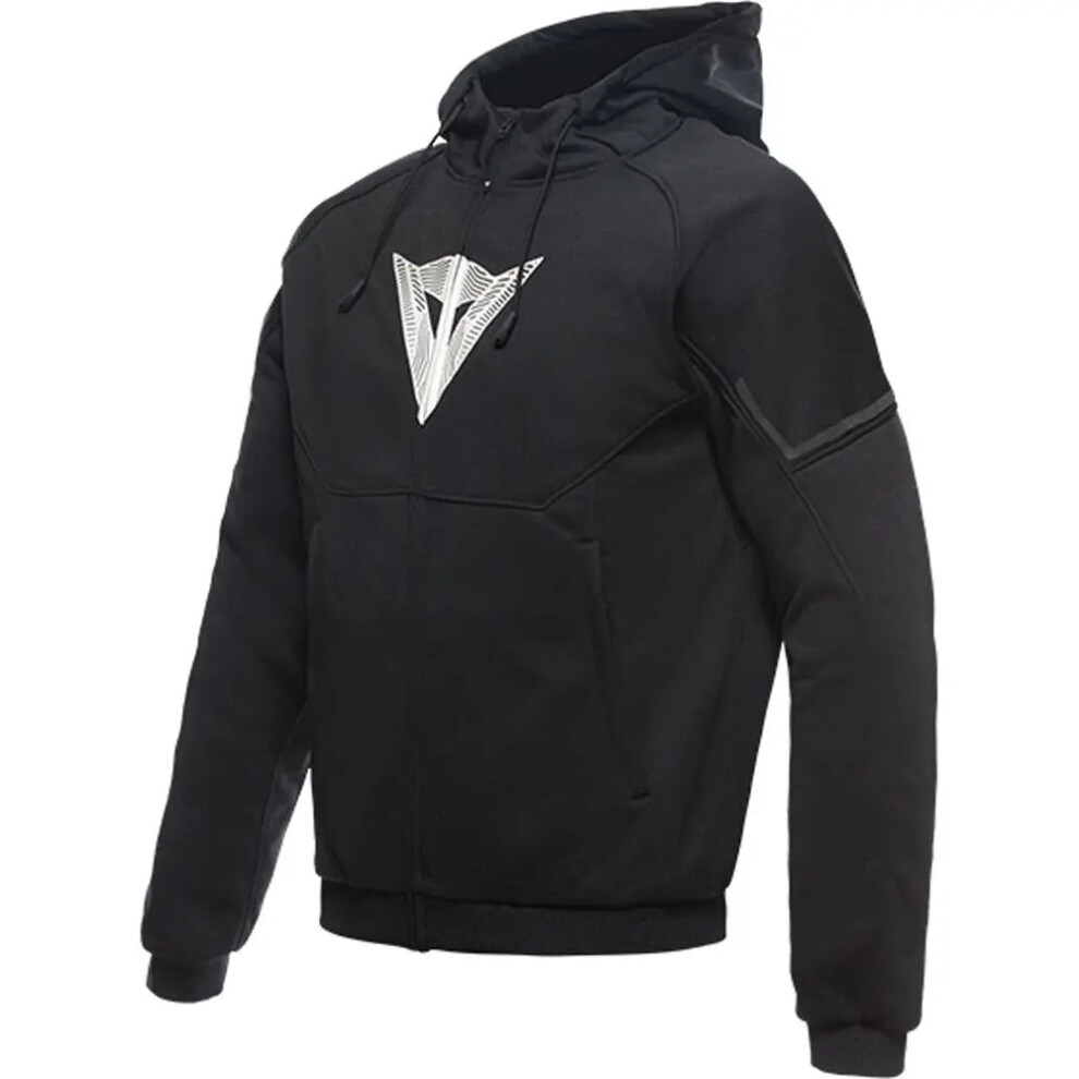(Uk 48) Dainese Daemon X Protective Hoodie Black / Black / White White,Black 8051019529336