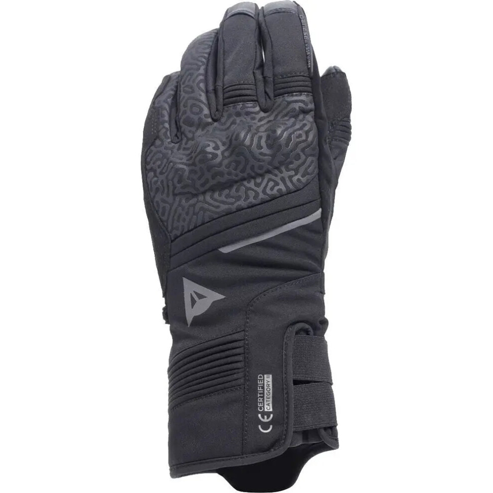 (L) Dainese Tempest 2 D-Dry Ladies Touring Thermal Textile Gloves Black 8051019679772