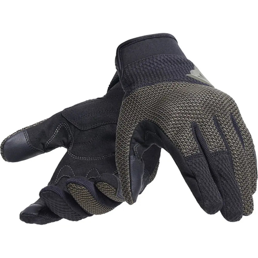 (3Xl) Dainese Torino Mesh Textile Gloves Grape Leaf Green / Black Green,Black 8051019534088